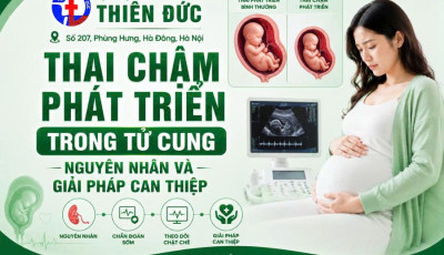 THAI CHẬM PHÁT TRIỂN TRONG TỬ CUNG – NGUYÊN NHÂN VÀ GIẢI PHÁP CAN THIỆP