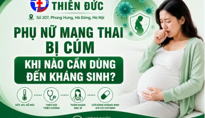 PHỤ NỮ MANG THAI BỊ CÚM – KHI NÀO CẦN DÙNG ĐẾN THUỐC VÀ KHÁNG SINH?