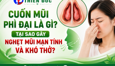 CUỐN MŨI PHÌ ĐẠI LÀ GÌ? TẠI SAO LẠI GÂY RA NGHẸT MŨI MẠN TÍNH VÀ KHÓ THỞ?