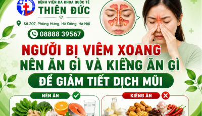 VIÊM XOANG NÊN ĂN GÌ VÀ KIÊNG GÌ ĐỂ GIẢM TIẾT DỊCH MŨI?
