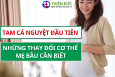 TAM CÁ NGUYỆT ĐẦU TIÊN: NHỮNG THAY ĐỔI CƠ THỂ MẸ BẦU CẦN BIẾT