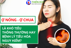 Ợ NÓNG - Ợ CHUA: LÀ KHÓ TIÊU THÔNG THƯỜNG HAY LÀ BỆNH LÝ TIÊU HÓA NGUY HIỂM?