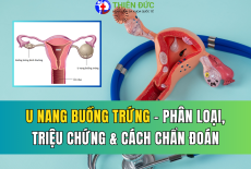 U NANG BUỒNG TRỨNG: PHÂN LOẠI, TRIỆU CHỨNG THƯỜNG GẶP VÀ CÁCH CHẨN ĐOÁN