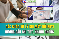 CÁC BƯỚC XỬ LÝ KHI MẤT THẺ BHYT: HƯỚNG DẪN CHI TIẾT, NHANH CHÓNG