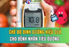 CHẾ ĐỘ DINH DƯỠNG KIỂM SOÁT ĐƯỜNG HUYẾT HIỆU QUẢ CHO BỆNH NHÂN TIỂU ĐƯỜNG