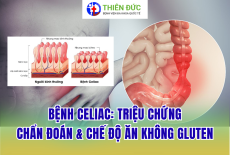 BỆNH CELIAC: TRIỆU CHỨNG, CHẨN ĐOÁN VÀ CHẾ ĐỘ ĂN KHÔNG GLUTEN CHUẨN Y KHOA