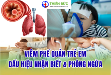 VIÊM PHẾ QUẢN Ở TRẺ EM: DẤU HIỆU NHẬN BIẾT SỚM VÀ CÁCH PHÒNG NGỪA BIẾN CHỨNG