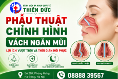 PHẪU THUẬT CHỈNH HÌNH VÁCH NGĂN MŨI – LỢI ÍCH VƯỢT TRỘI VÀ THỜI GIAN HỒI PHỤC
