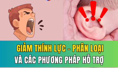 GIẢM THÍNH LỰC: CÁC LOẠI SUY GIẢM THÍNH LỰC VÀ CÁC PHƯƠNG PHÁP HỖ TRỢ