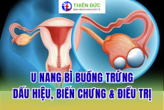 U NANG BÌ BUỒNG TRỨNG: DẤU HIỆU NHẬN BIẾT, NGUY CƠ BIẾN CHỨNG VÀ CÁCH ĐIỀU TRỊ