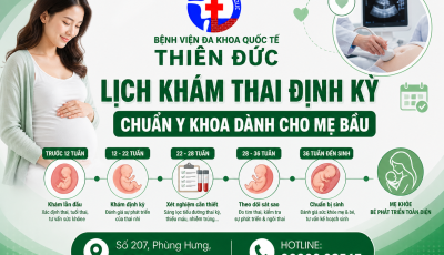 LỊCH KHÁM THAI ĐỊNH KỲ CHUẨN Y KHOA DÀNH CHO MẸ BẦU