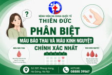 PHÂN BIỆT MÁU BÁO THAI VÀ MÁU KINH NGUYỆT CHÍNH XÁC NHẤT